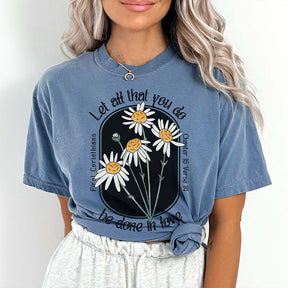 Love Like Jesus Boho Flower Religious T-Shirt