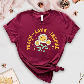 Cute Teacher Love Inspire T-Shirt