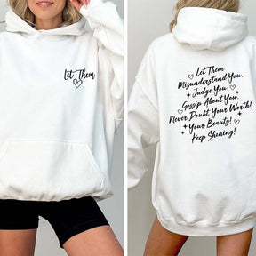 Let Them Motivational Hoodie