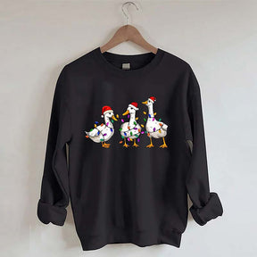 Christmas Duck Merry Bright Sweatshirt