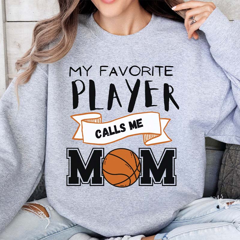 Basketball Mom Minimalist Sweatshirt