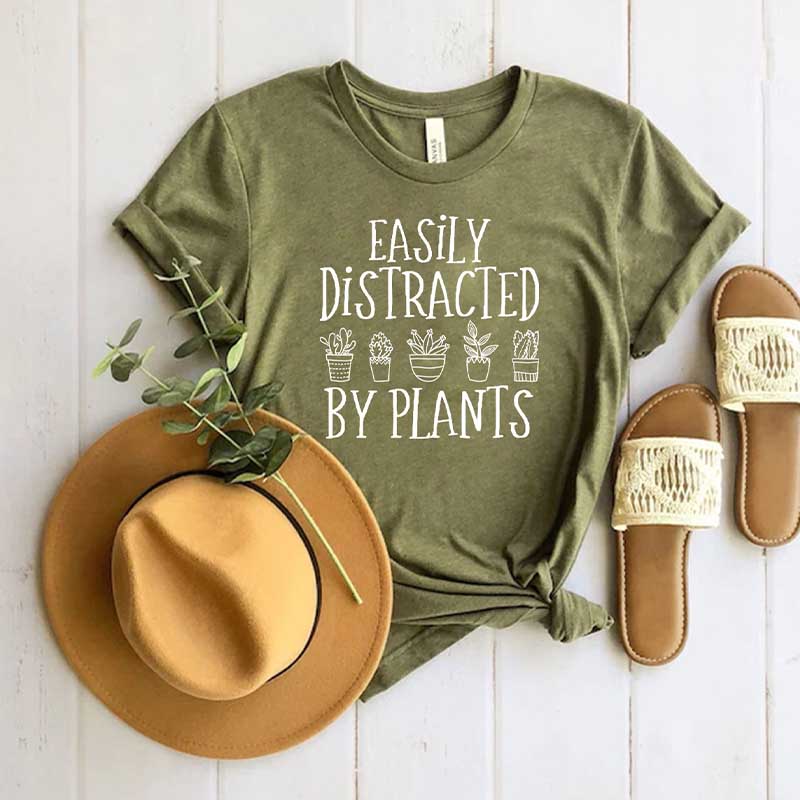 Easily Distracted By Plants T-Shirt