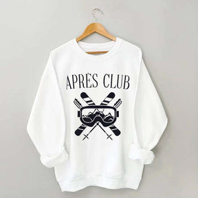 Apres-Ski Club Snow Skier Sweatshirt