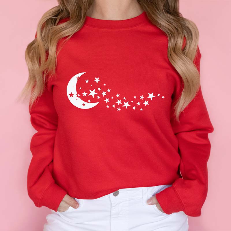 Celestial Moon & Stars Sweatshirt