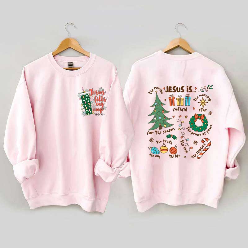 Retro Religious Christmas Sublimation Sweatshirt