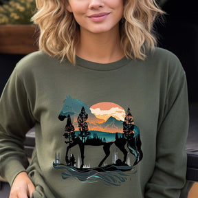 Cute Horse Rider Gift Sweatshirt