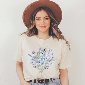 Wildflowers Graphic Gift for Women T-Shirt