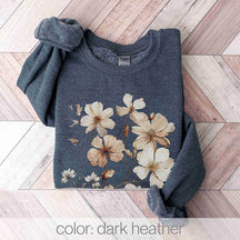 Winte Wildflowers Minimalist Sweatshirt