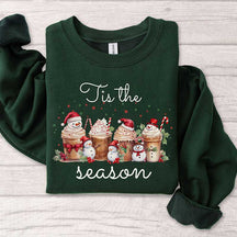 Christmas Snowman Coffee Sweatshirt