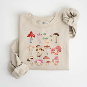 Mushroom Vintage Funny Fall Sweatshirt