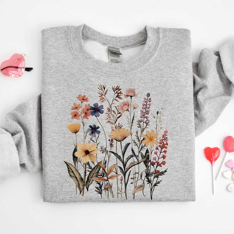 Flower Lover Women Nature Sweatshirt