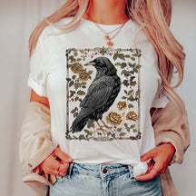 Vintage Raven Witchy Dark Academia T-Shirt