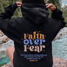 Faith Over Fear Aesthetic Trendy Hoodie