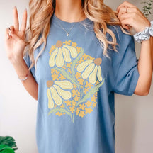 Yellow Wildflower  Southern Floral  T-Shirt