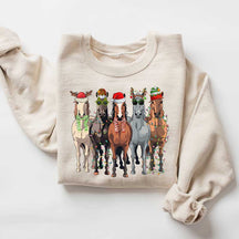 Horse Lover Christmas Funny Holiday Sweatshirt