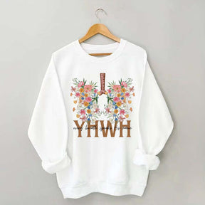 YHWH Flower Sweatshirt