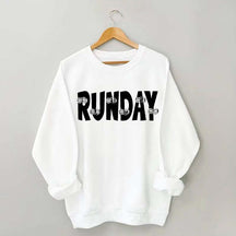 Runner Running Day Workout Sweatshirt