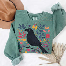 Crow Sweatshirt Bird Sweatshirt