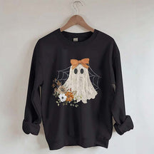 Halloween Lace Ghost Sweatshirt