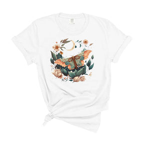 Flower Moth Butterfly T-Shirt