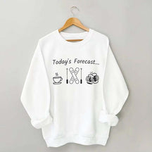 Today's Forecast Skiing Sweatshirt