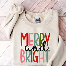 Family  Merry and Bright Sweatshirt