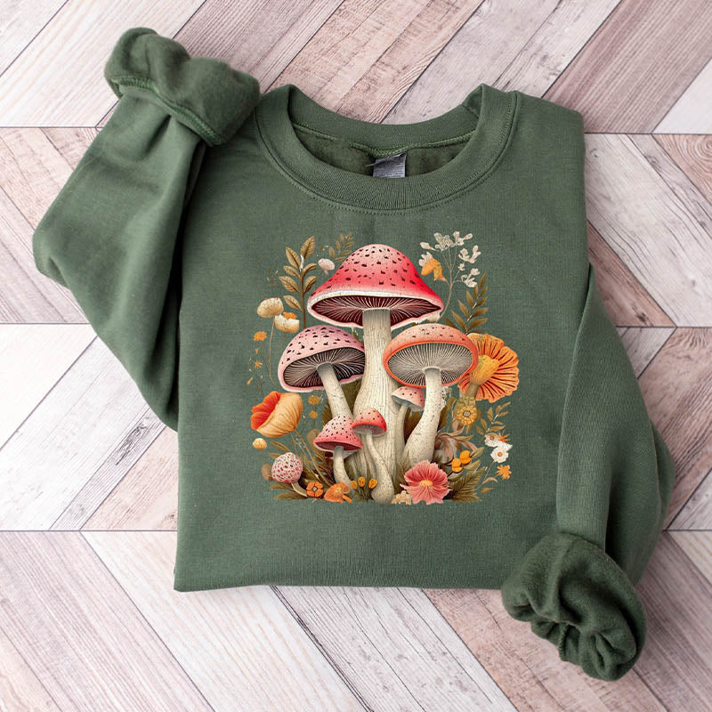 Funny Groovy Mushroom Sweatshirt