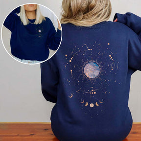 Moon Phase Witchy Celestial Sweatshirt