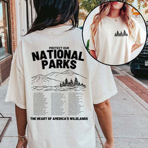 Protect Our National Parks Ranger Mountain T-Shirt