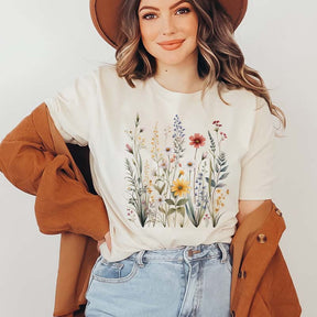 Wild Flower Meadow Nature Lover T-Shirt