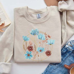 Botanical Flowers Lover Sweatshirt