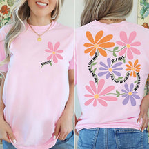 Self Love Inspirational WildFlower Summer T-Shirt