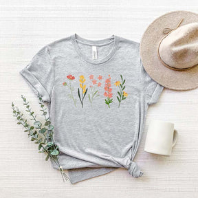 Wild Flowers Ladies Plant Lover T-Shirt