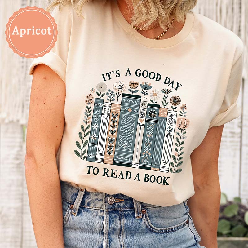 Floral  Its A Good Day To Read A Book T-Shirt