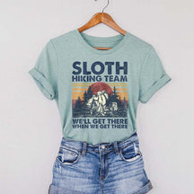 Sloth Hiking Team Outdoor T-Shirt