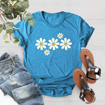 Three Daisy Flower Women T-Shirt