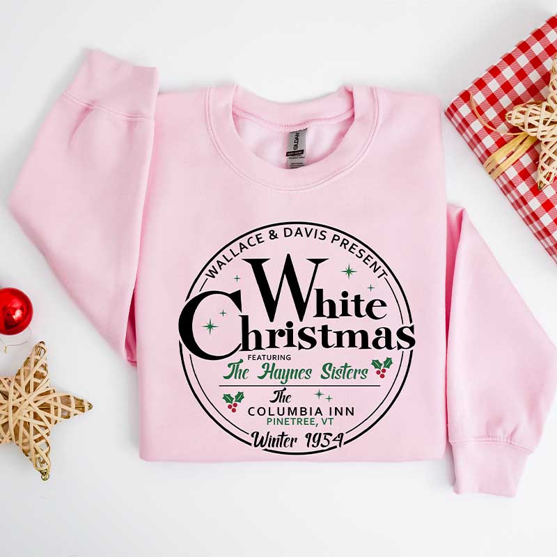 Vintage White Christmas Sweatshirt