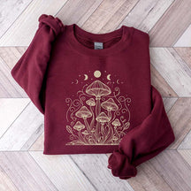 Magic Mushroom Spiritual Moon Sweatshirt