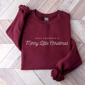 Merry Christmas Minimal Sweatshirt