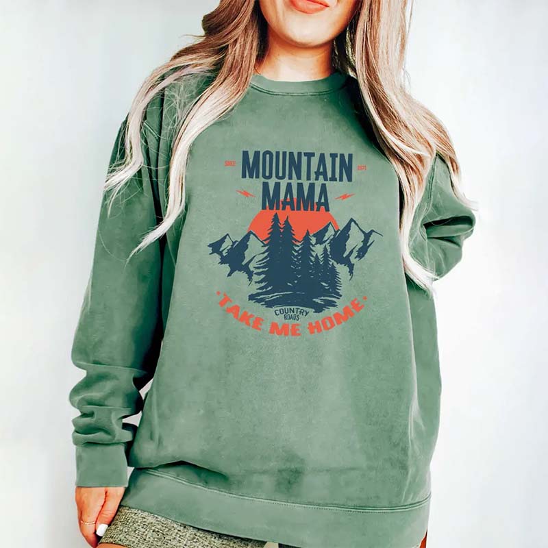 Vintage Mountain Mama Sweatshirt