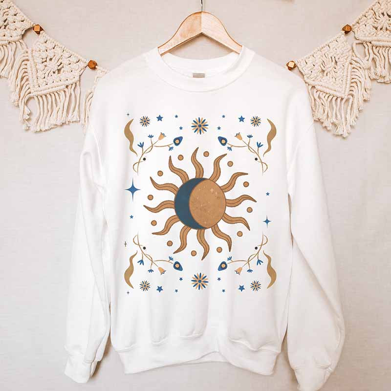 Sun And Moon Vintage Vibe Sweatshirt