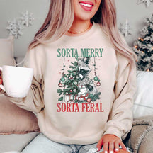 Sorta Merry Sorta Feral Sweatshirt