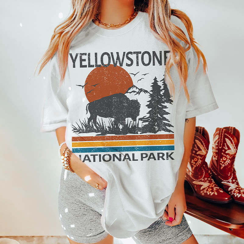 Yellowstone National Park Hippie T-Shirt