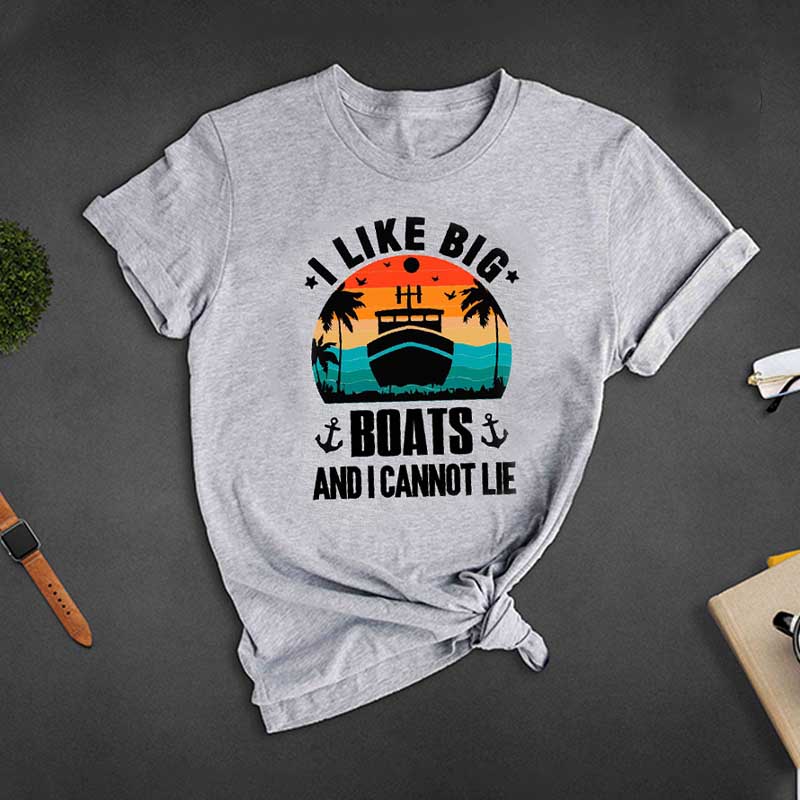 I Like Big Boats Vacation T-Shirt