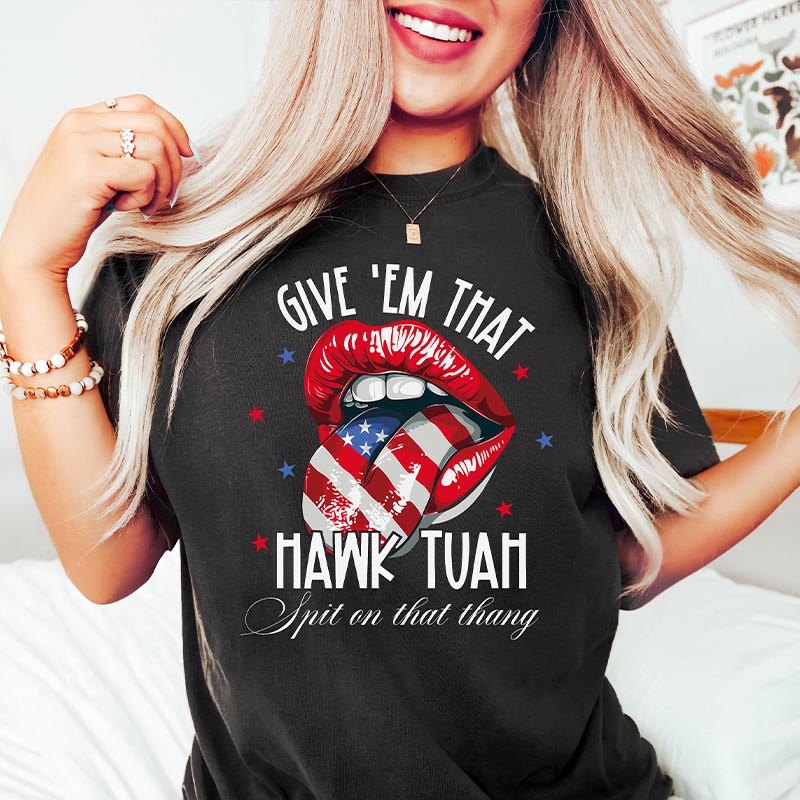 Funny Meme Girl Hawk Tuah T-Shirt