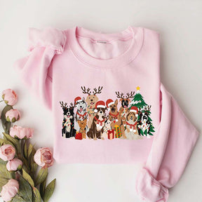 Cute Christmas Dogs Sweatshirt