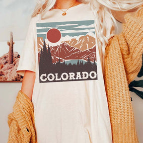 Colorado Graphic Rocky Mountains T-Shirt