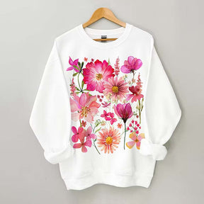 Vintage Pressed WildFlowers Sweatshirt