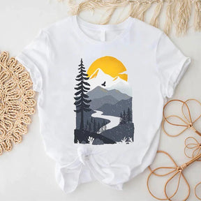 Hiking Landscape Hiking T-Shirt