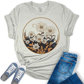 Trendy Summer Spring Floral T-Shirt